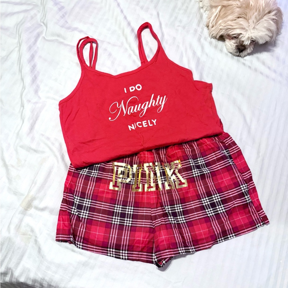 VS PINK Plaid Pajama Bottoms